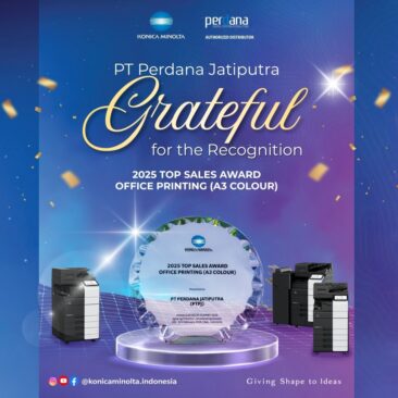 Excellence in Bali: PT Perdana Jatiputra Clinches “2025 Top Sales Award Office Printing (A3 Colour)” at Konica Minolta Summit 2026